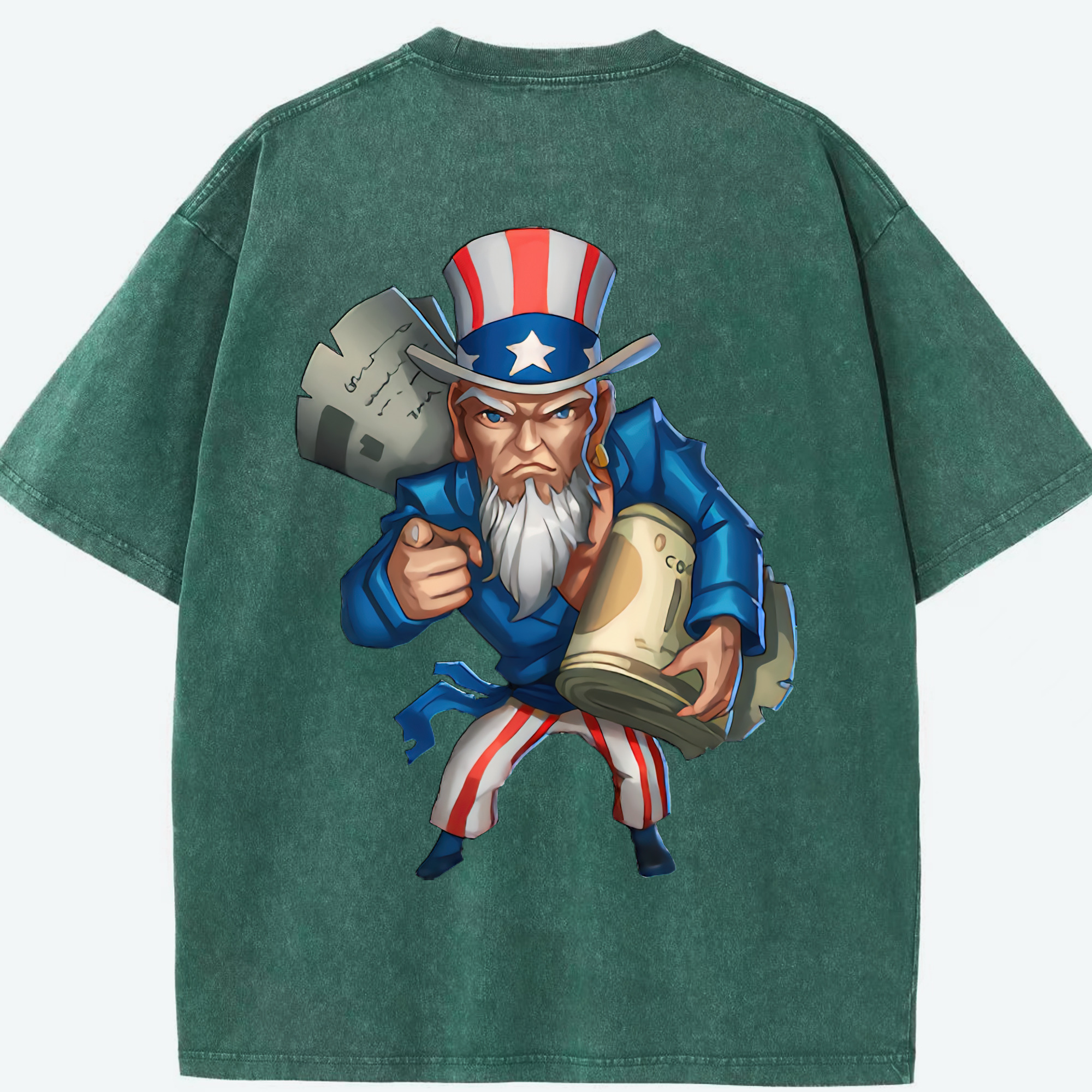 リーグ・オブ・レジェンド League of Legends LOL 綿100% ヴィンテージ風 半袖Tシャツ（背面プリント）